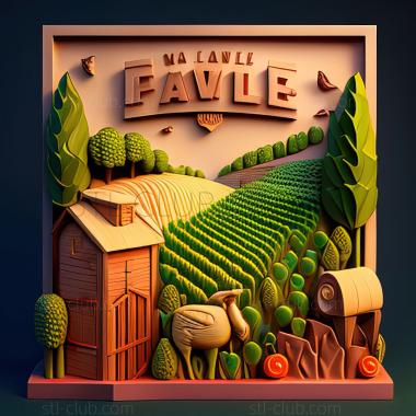 3D модель Игра Сент-Фармвилль (STL)